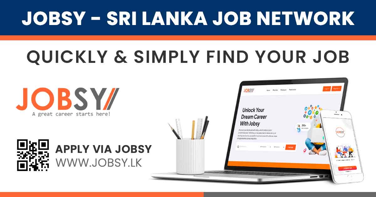 Jobsy | Job Vacancies in Sri Lanka
